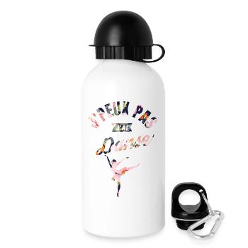 J'Peux Pas J'Ai Danse - Gourde avec bouchon 500 ml - blanc - Droite