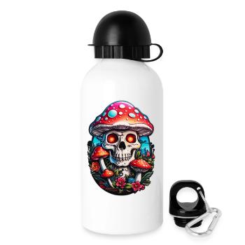 Skull Toadstool - Drinks Bottle with Lid 500 ml - white - Right