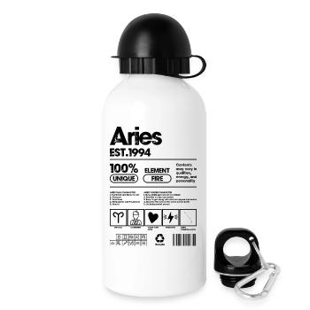 Awaiting design details - Drinks Bottle with Lid 500 ml - white - Right