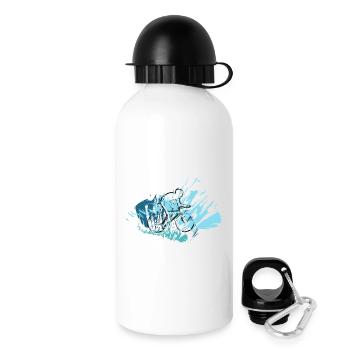 Biker Style 26 - Drinks Bottle with Lid 500 ml - white - Right