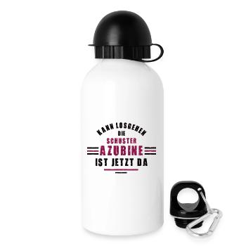 Trainee Shoemaker Apprenticeship Training Shoemaker - Drinks Bottle with Lid 500 ml - white - Right