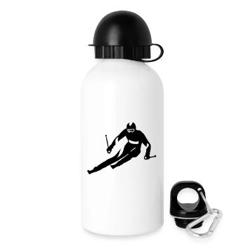 Ski - Gourde avec bouchon 500 ml - blanc - Droite