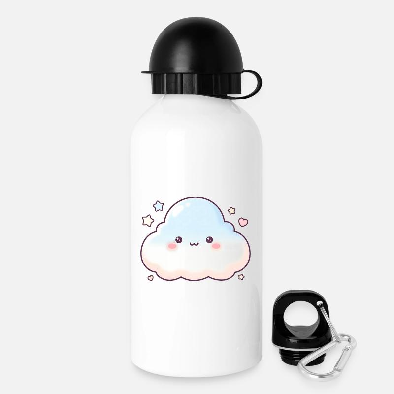 Pastel Cloud Kawaii Glow Kids Dream - Gourde avec bouchon 500 ml - blanc