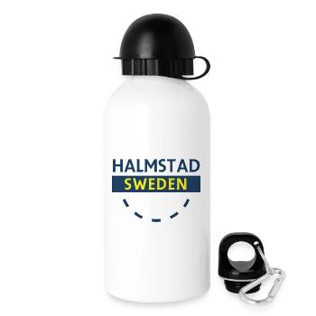 Halmstad Suède Signe Arc - Gourde avec bouchon 500 ml - blanc - Droite
