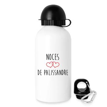 Rosewood Wedding 65 Years Union - Drinks Bottle with Lid 500 ml - white - Right