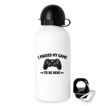 Conception de jeux - Gourde avec bouchon 500 ml - blanc - Droite