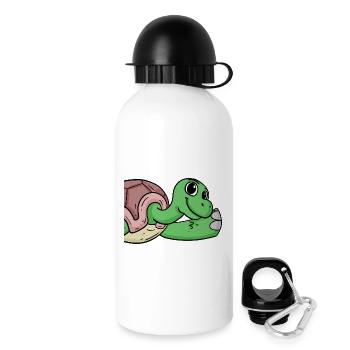 Turtle Greeting Greeting - Drinks Bottle with Lid 500 ml - white - Right