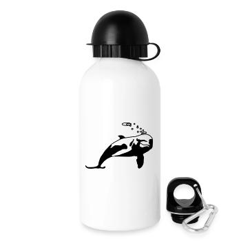 Delfin - Trinkflasche mit Deckel 500 ml - Weiß - Rechts