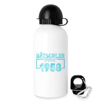 Spruch 1958 - Trinkflasche mit Deckel 500 ml - Weiß - Rechts