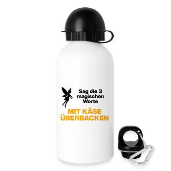 Say the 3 magic words: cheese! Food Porn Lover - Drinks Bottle with Lid 500 ml - white - Right