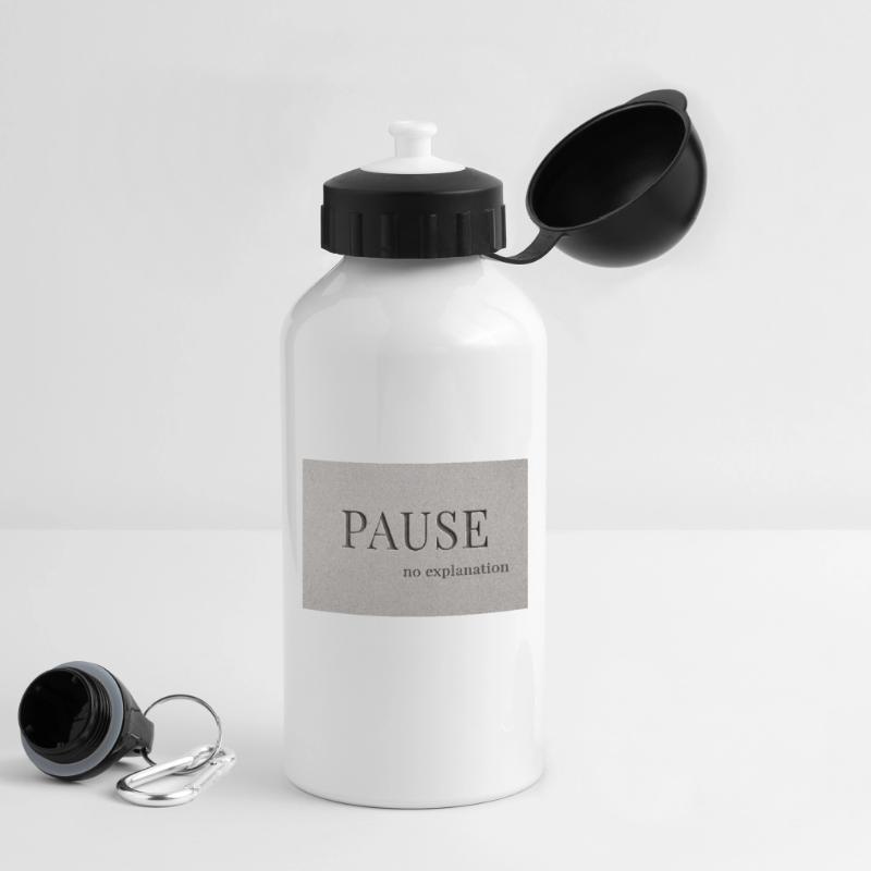 PAUSE – pas d’explication Gourde avec bouchon 500 ml