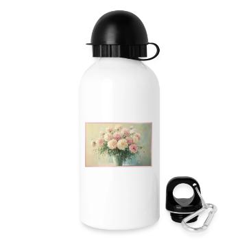 Delicate pastel floral bouquet - Drinks Bottle with Lid 500 ml - white - Right