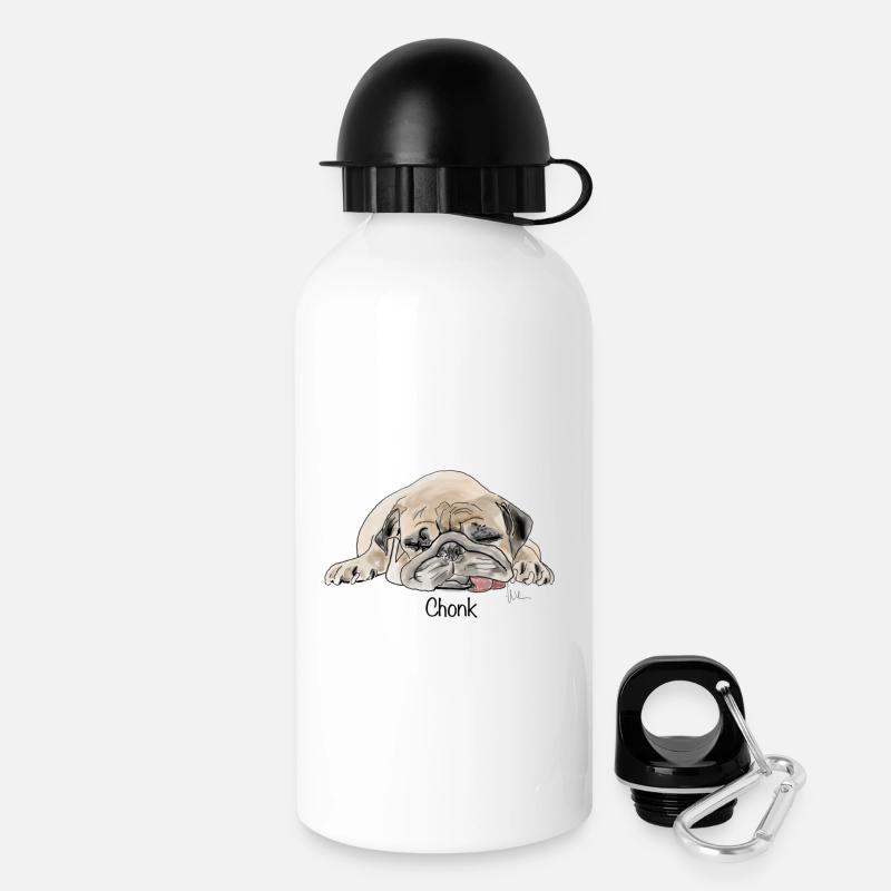 Chonk - Drinks Bottle with Lid 500 ml - white