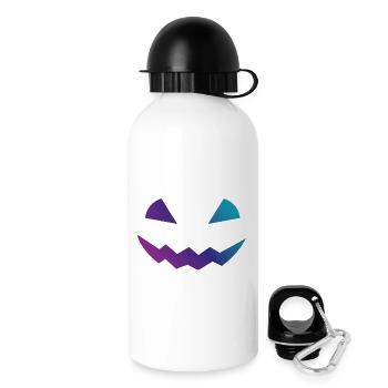 Halloween Pumpkin Design Face Disguise - Drinks Bottle with Lid 500 ml - white - Right