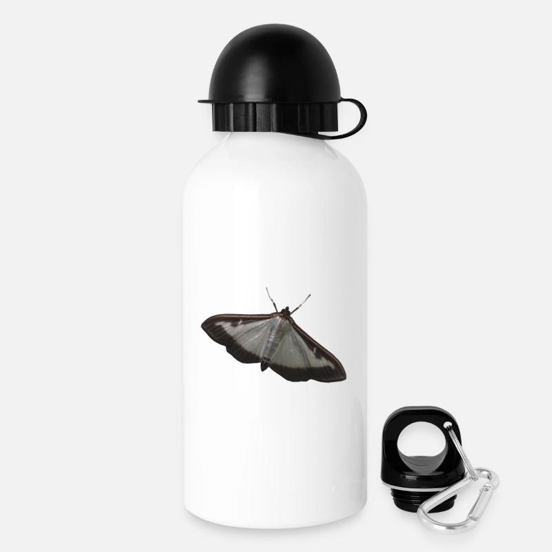 box tree moth - Drinks Bottle with Lid 500 ml - white