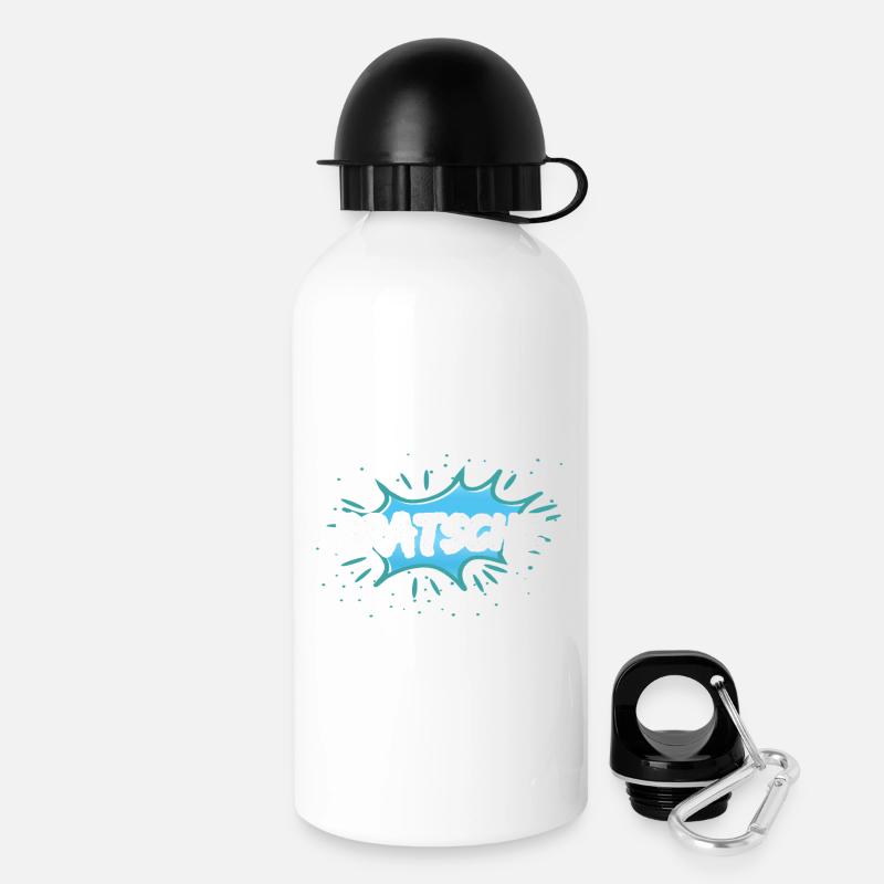 Gift for viola - Drinks Bottle with Lid 500 ml - white