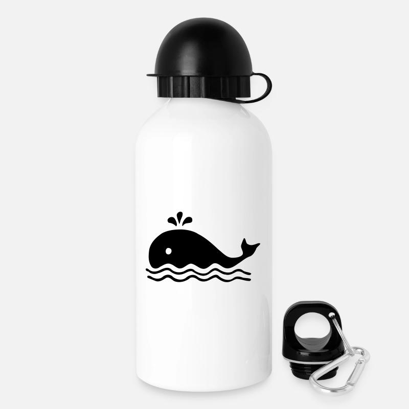 Whale whale whales - Drinks Bottle with Lid 500 ml - white