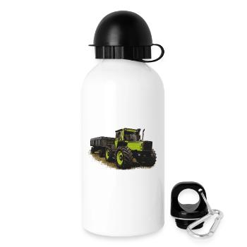 MB trac 1600 turbo mit Anhänger - Trinkflasche mit Deckel 500 ml - Weiß - Rechts