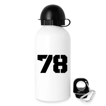 78 - Trinkflasche mit Deckel 500 ml - Weiß - Rechts