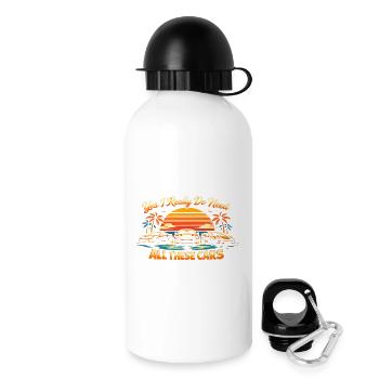 Ja, ich brauche wirklich all diese Autos! (Lustige - Trinkflasche mit Deckel 500 ml - Weiß - Rechts