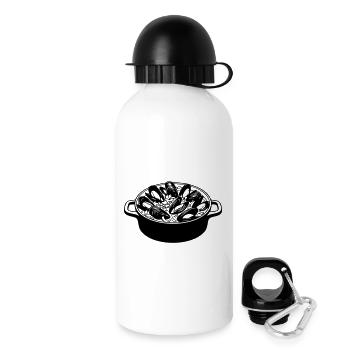 marmite_de_moules - Gourde avec bouchon 500 ml - blanc - Droite