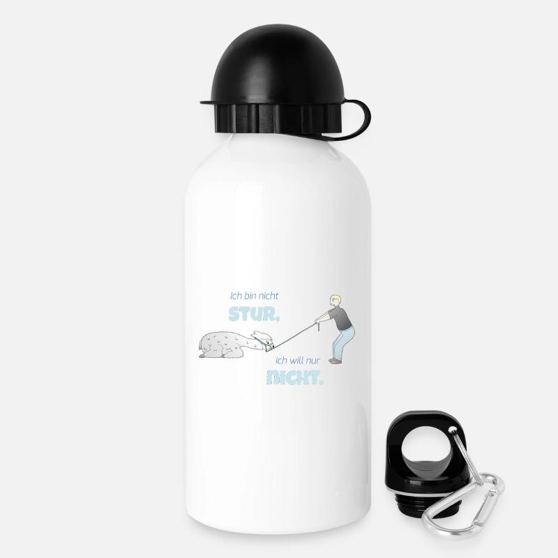 Drôle d’alpaga - Gourde avec bouchon 500 ml - blanc