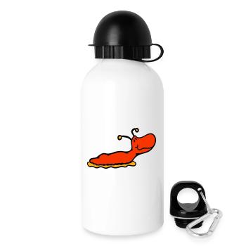 Slug snail without shell smiles - Drinks Bottle with Lid 500 ml - white - Right