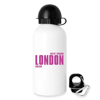 Pink London Typography T-shirt - Drinks Bottle with Lid 500 ml - white - Right