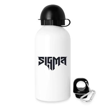 Sigma-Glyphen in schwieriger Typografie - Trinkflasche mit Deckel 500 ml - Weiß - Rechts