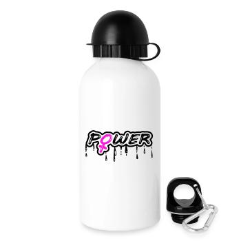 Frauenpower Mädchenpower Power mit weiblich Symbol - Trinkflasche mit Deckel 500 ml - Weiß - Rechts