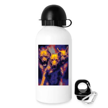 Cerberus - Trinkflasche mit Deckel 500 ml - Weiß - Rechts