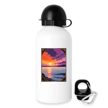Bewitching Coastal Sunset - Drinks Bottle with Lid 500 ml - white - Right