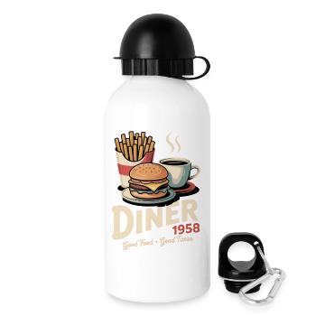 Dinner 1958 - Drinks Bottle with Lid 500 ml - white - Right