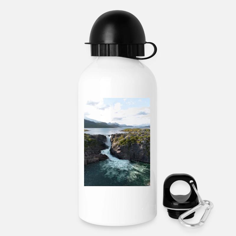 Stora Sjöfallet - Gourde avec bouchon 500 ml - blanc