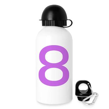 8 - Drinks Bottle with Lid 500 ml - white - Right