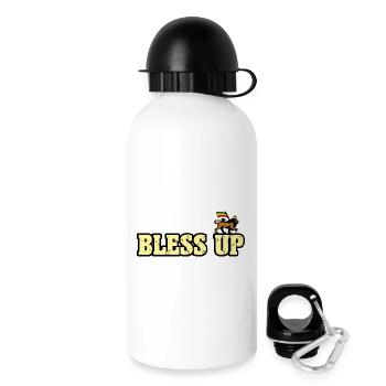 Dub Reggae Bless Up - Trinkflasche mit Deckel 500 ml - Weiß - Rechts