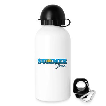 Summer Time - Drinks Bottle with Lid 500 ml - white - Right