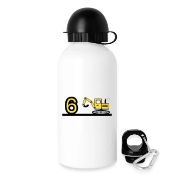 Excavator - Drinks Bottle with Lid 500 ml - white - Right