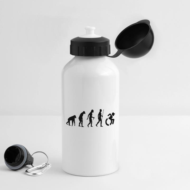 Evolution Rollstuhl. Die Rollstuhl-Evolution * Trinkflasche mit Deckel 500 ml