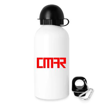 Omar Vorname Schrift arabisch name geschenkidee - Trinkflasche mit Deckel 500 ml - Weiß - Rechts