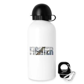 Chasseur P-47 Thunderbolt - Gourde avec bouchon 500 ml - blanc - Droite