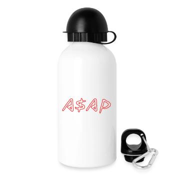 ASAP Neon Sketch Rot - Trinkflasche mit Deckel 500 ml - Weiß - Rechts