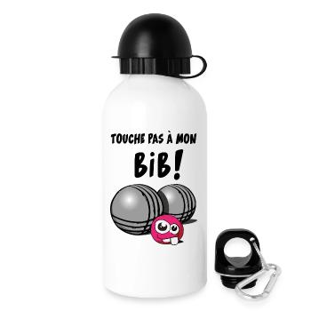touche pas a mon bib - Gourde avec bouchon 500 ml - blanc - Droite