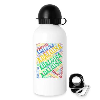 t-shirt name Adalgisa word cloud t-shirt - Drinks Bottle with Lid 500 ml - white - Right
