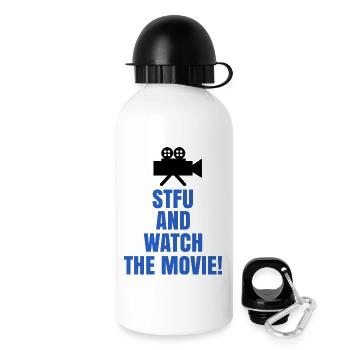 Movies Theater Streaming Statement Kamera - Trinkflasche mit Deckel 500 ml - Weiß - Rechts