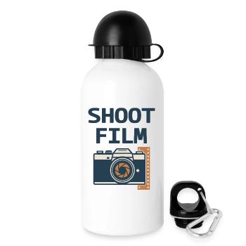 Shoot Film Retro Camera - Drinks Bottle with Lid 500 ml - white - Right