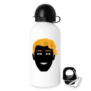 HETEROCHROMIE AUGEN #2 – nette Menschen - Trinkflasche mit Deckel 500 ml - Weiß - Rechts