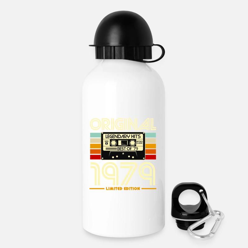 Originale Limited Edition von 1979 - Trinkflasche mit Deckel 500 ml - Weiß