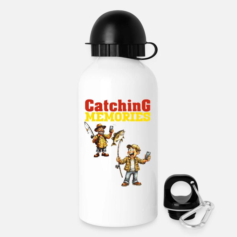 CatchingMemories - Drinks Bottle with Lid 500 ml - white
