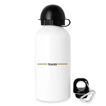 Drapeau de l’Allemagne - Gourde avec bouchon 500 ml - blanc - Droite
